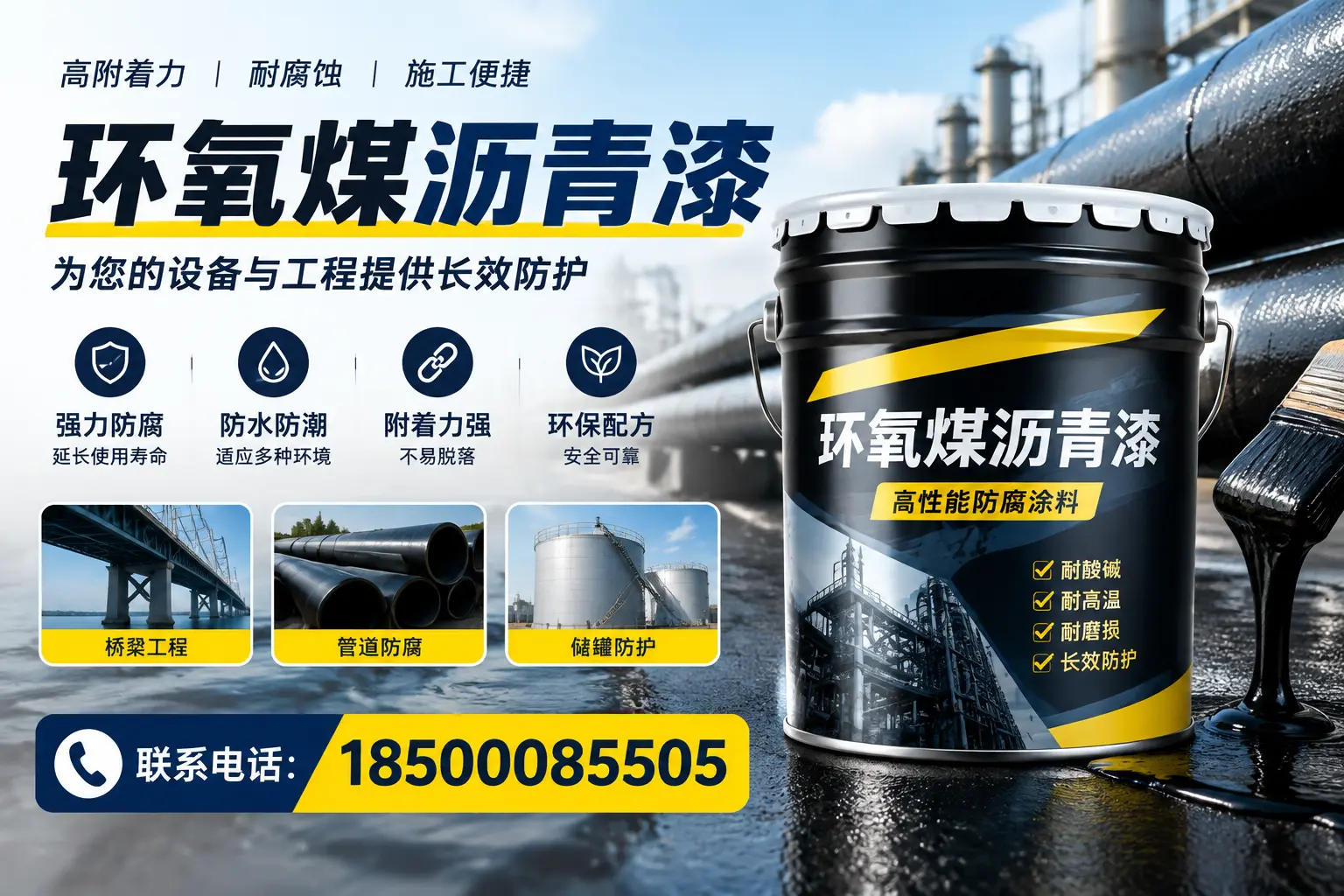 环氧煤沥青漆与其他涂料的对比分析,助力红河企业决策